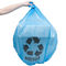 Gerecycleerde Blauwe Plastic Vuilniszakken 1,2 Mil 40 - 45 Gallon Milieuvriendelijk