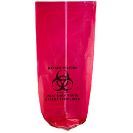 Hoge Biohazard Rekupereerbare Vuilniszakken - dichtheid 135L 33“ X 40“ Rode Kleur