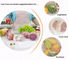 De aangepaste Vlakke Plastic Voering van de Voedselrang, het Broodje van Supermarkt Plastic Zakken