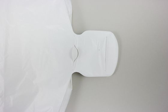 T-shirt het Winkelen Zakken 13 mic. 1000/case, WHITE-Kleur met Druk, HDPE materiaal