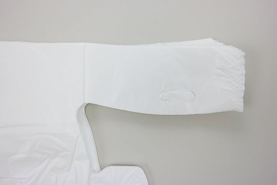 T-shirt het Winkelen Zakken 13 mic. 1000/case, WHITE-Kleur met Druk, HDPE materiaal