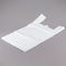 LDPE Materiële Witte Plastic T-shirtzakken, Opnieuw te gebruiken Gepersonaliseerde T-shirtzakken